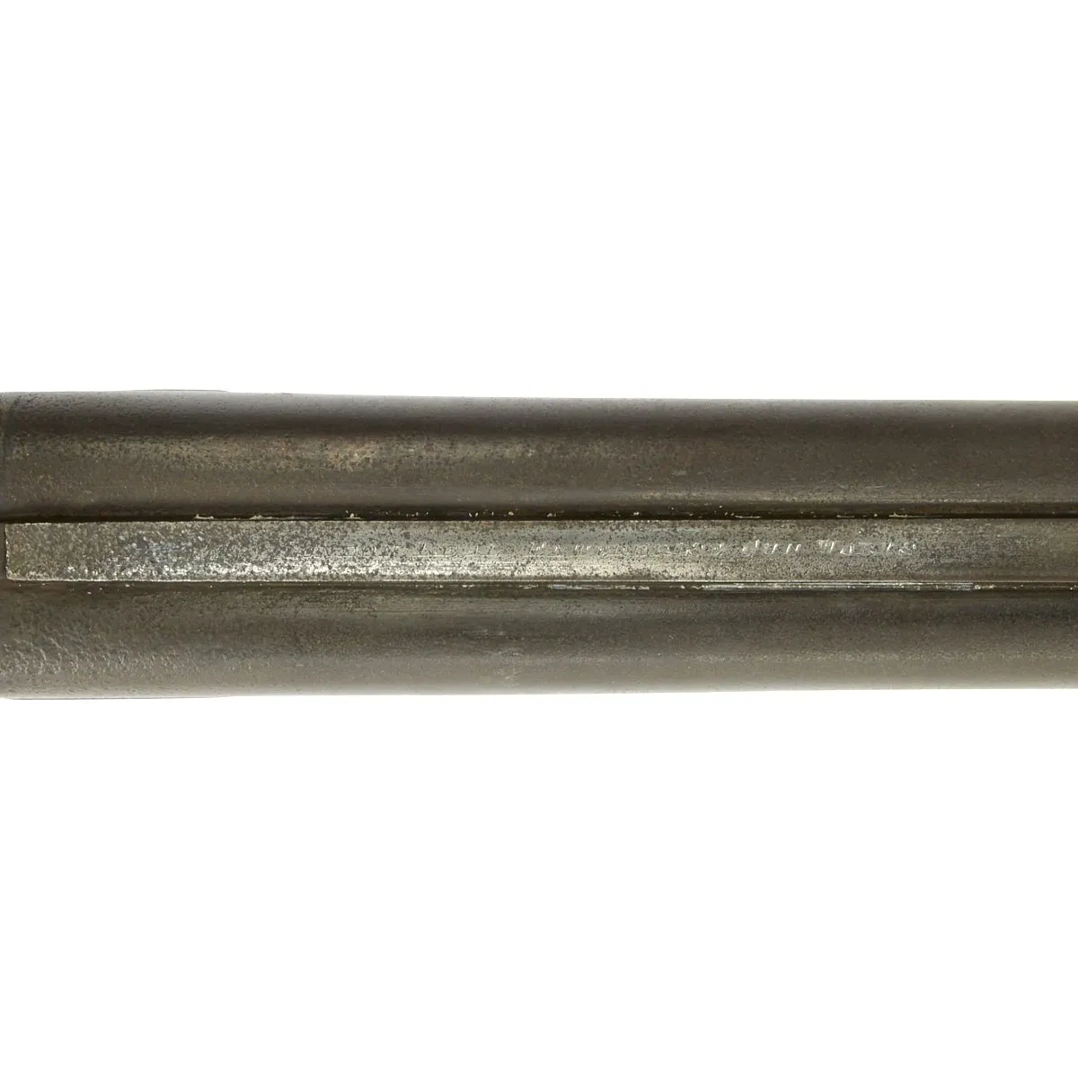 Original British Double Bbl. 16ga. Percussion Shotgun Sold in U.S. by James Bown & Sons - c.1840