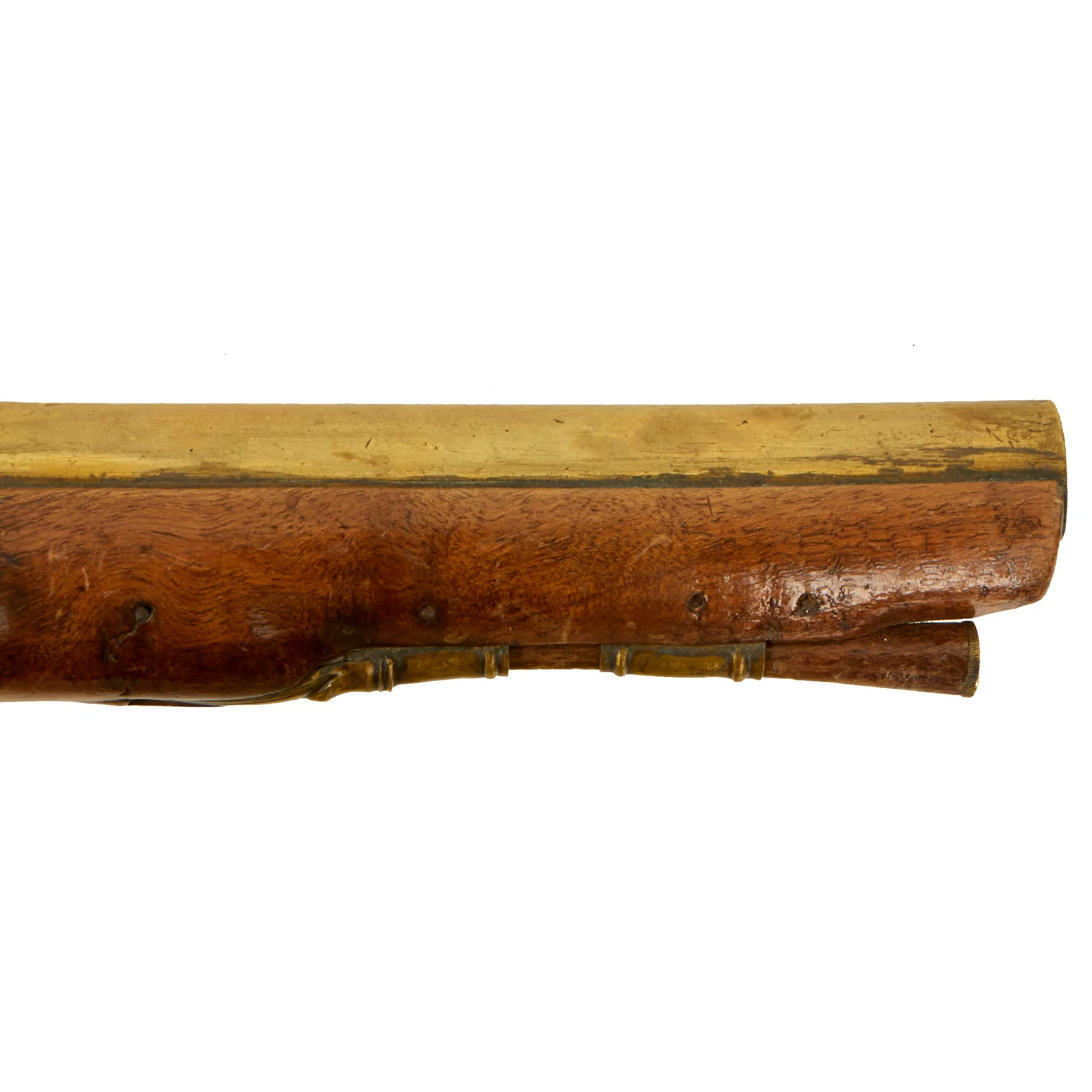 Original British North American Brass Barrel Fur-Trade Flintlock Pistol by Thomas Ketland & Co. - Circa 1813