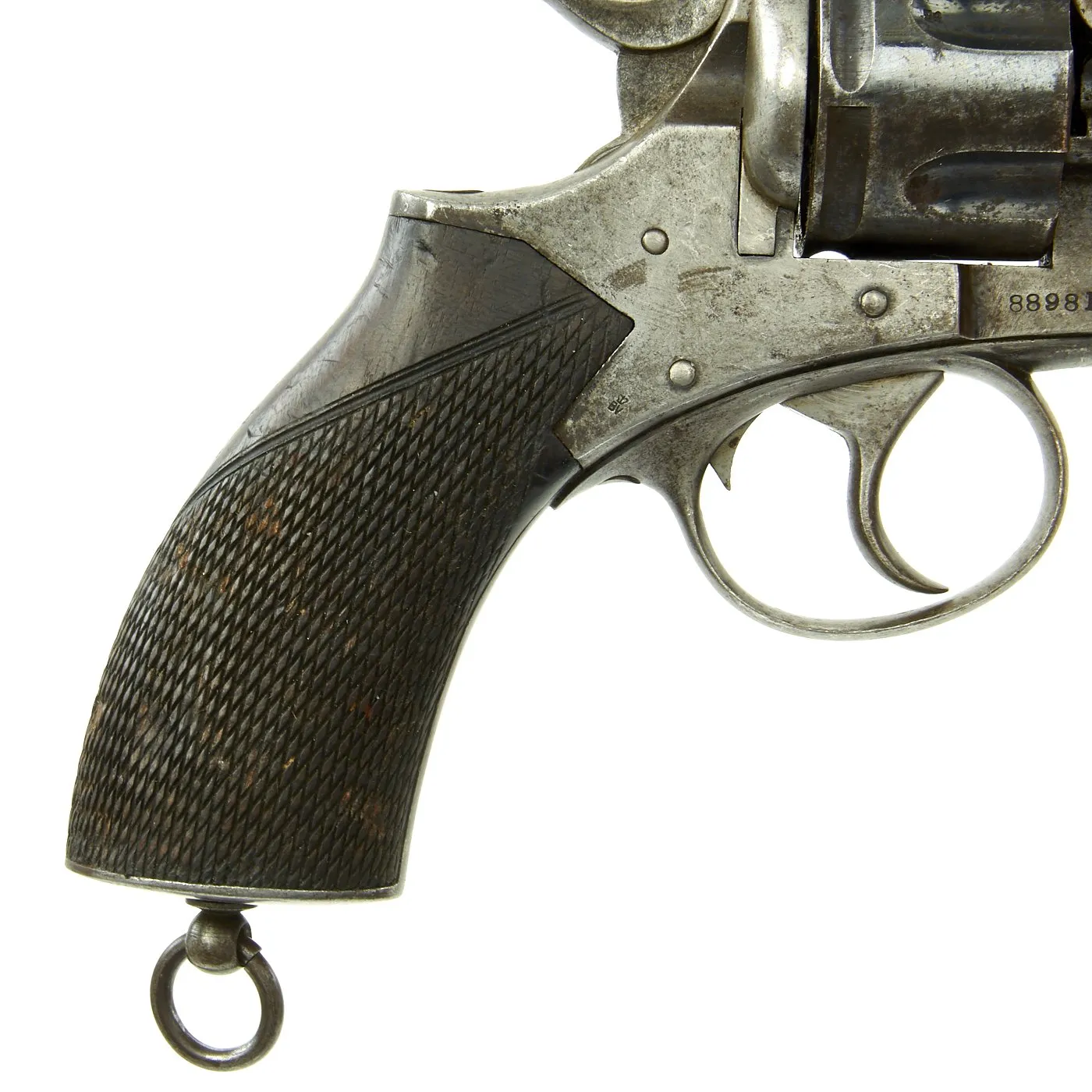 Original British P. Webley & Son Metropolitan Police Revolver in .450 circa 1885 - Serial 88981