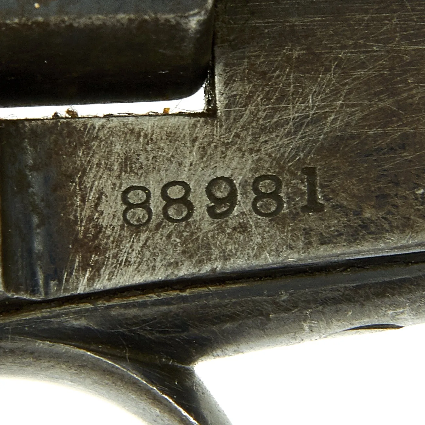 Original British P. Webley & Son Metropolitan Police Revolver in .450 circa 1885 - Serial 88981