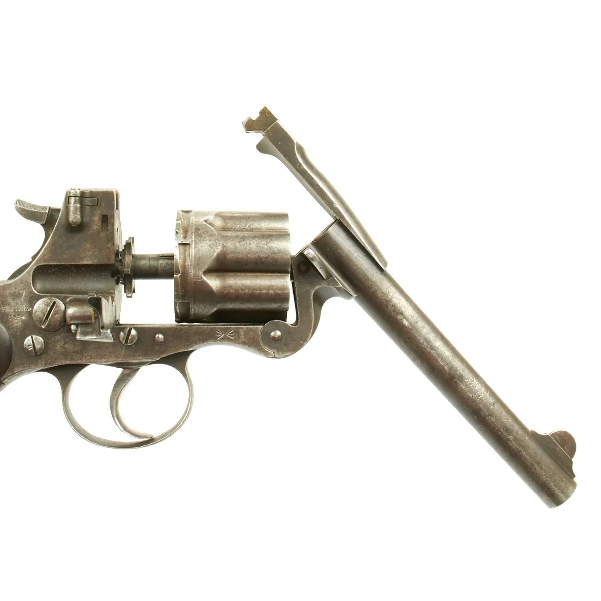 Original British Victorian Enfield MkII Model 1881 Service Revolver in .476 Enfield - Dated 1884