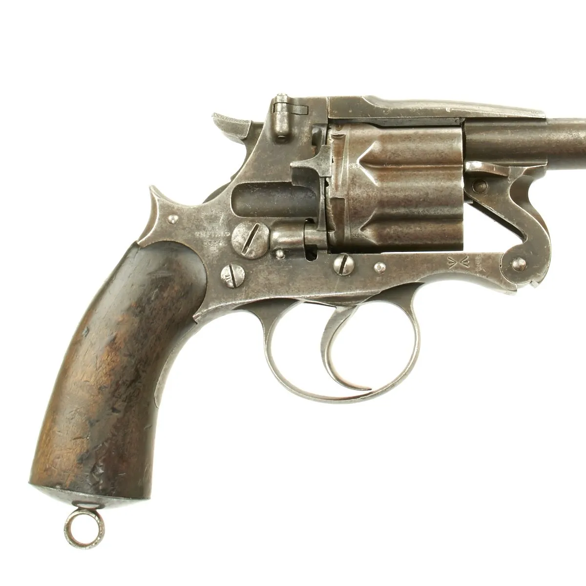 Original British Victorian Enfield MkII Model 1881 Service Revolver in .476 Enfield - Dated 1884