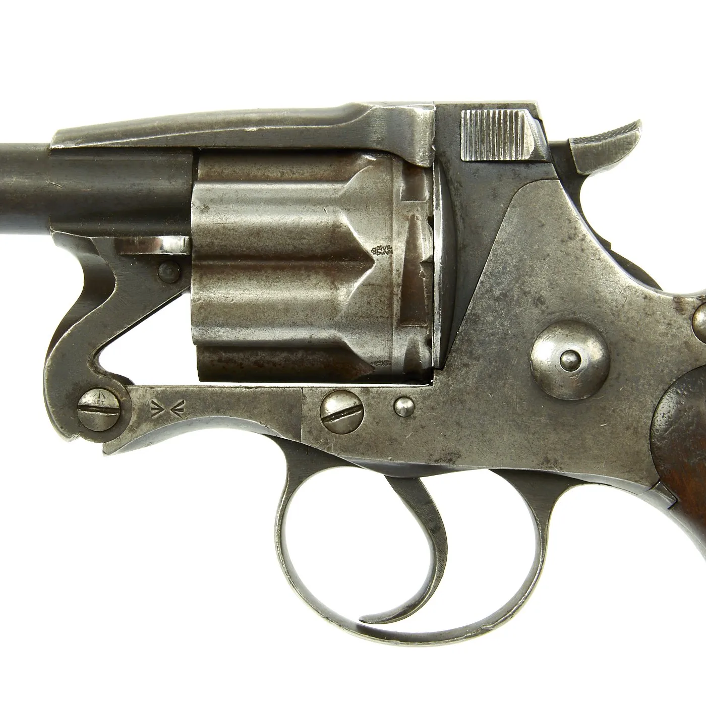 Original British Victorian Enfield Model 1881 MkII Service Revolver in .476 Enfield - Dated 1884