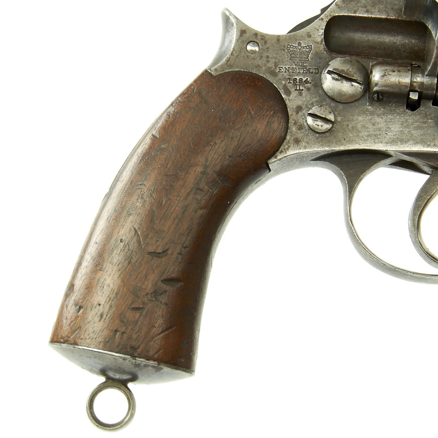 Original British Victorian Enfield Model 1881 MkII Service Revolver in .476 Enfield - Dated 1884