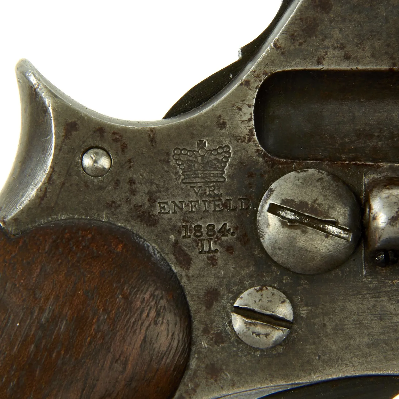 Original British Victorian Enfield Model 1881 MkII Service Revolver in .476 Enfield - Dated 1884