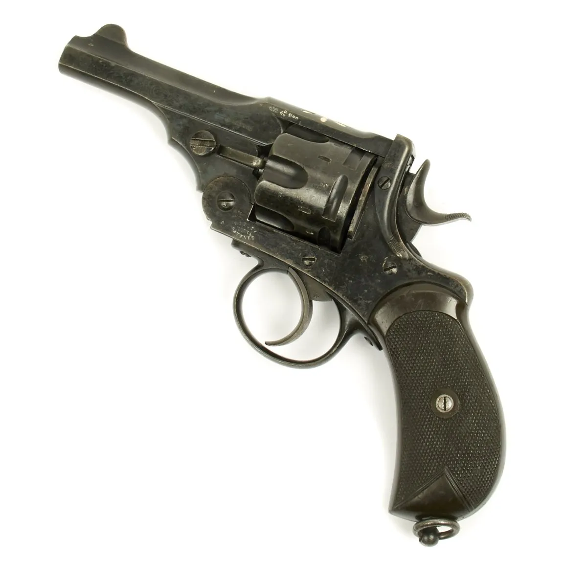 Original British Victorian Royal Navy Webley .455cal Mark I Antique Revolver Made Between 1887-1894 - Unaltered