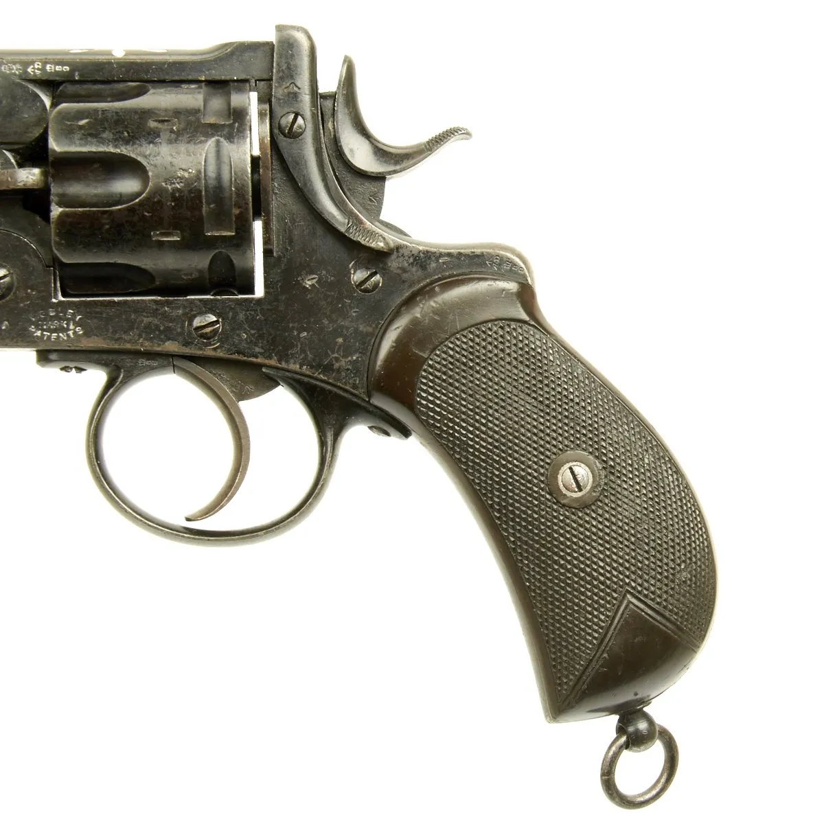 Original British Victorian Royal Navy Webley .455cal Mark I Antique Revolver Made Between 1887-1894 - Unaltered