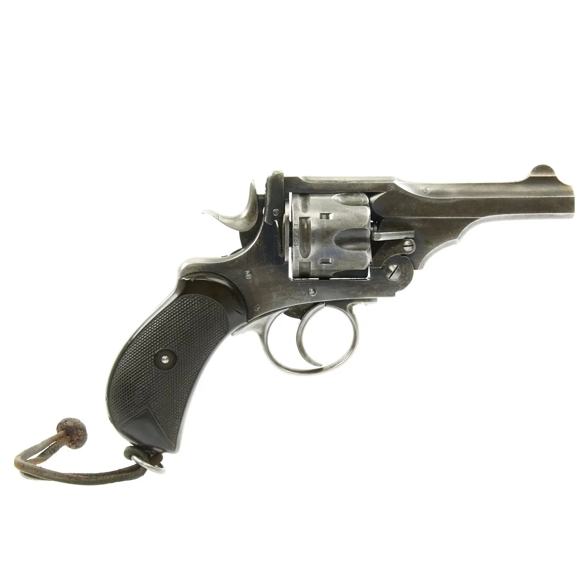 Original British Victorian Royal Navy Webley .455cal Mark I** Antique Revolver Serial 11483 - Unshaved Cylinder