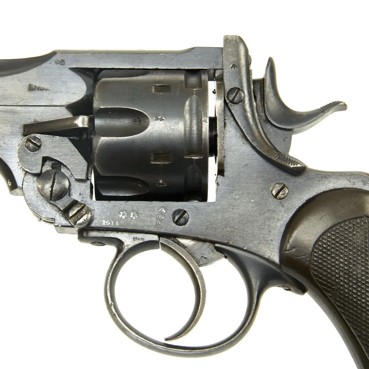 Original British Victorian Royal Navy Webley Mark I Antique Revolver Serial 16806 - .45acp Converted