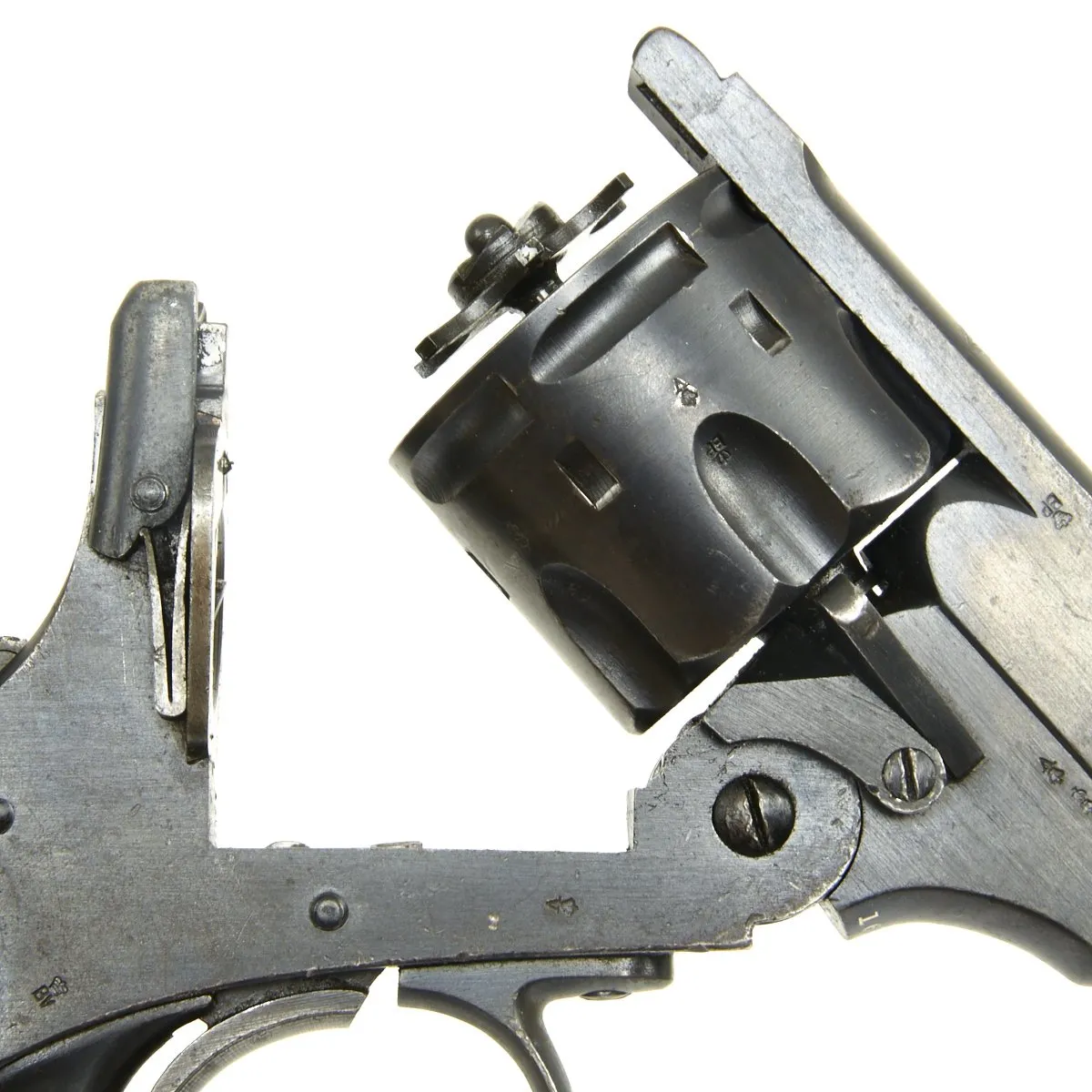 Original British Victorian Royal Navy Webley Mark I Antique Revolver Serial 16806 - .45acp Converted