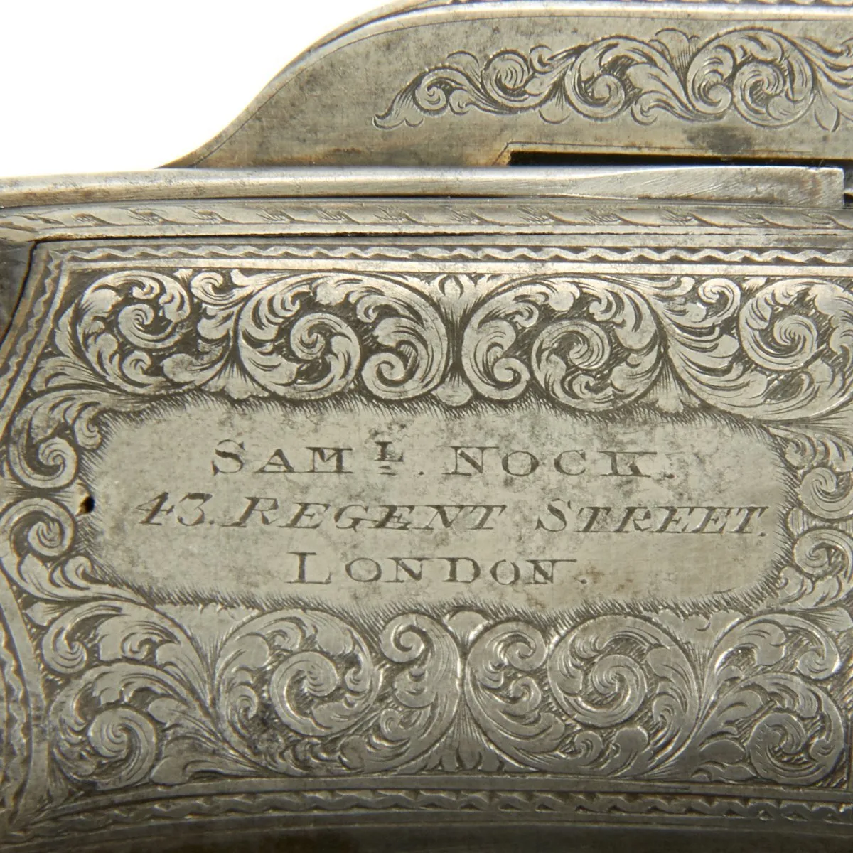 Original British Victorian Six-Shot Percussion Pepperbox Revolver by Samuel Nock - Circa 1850