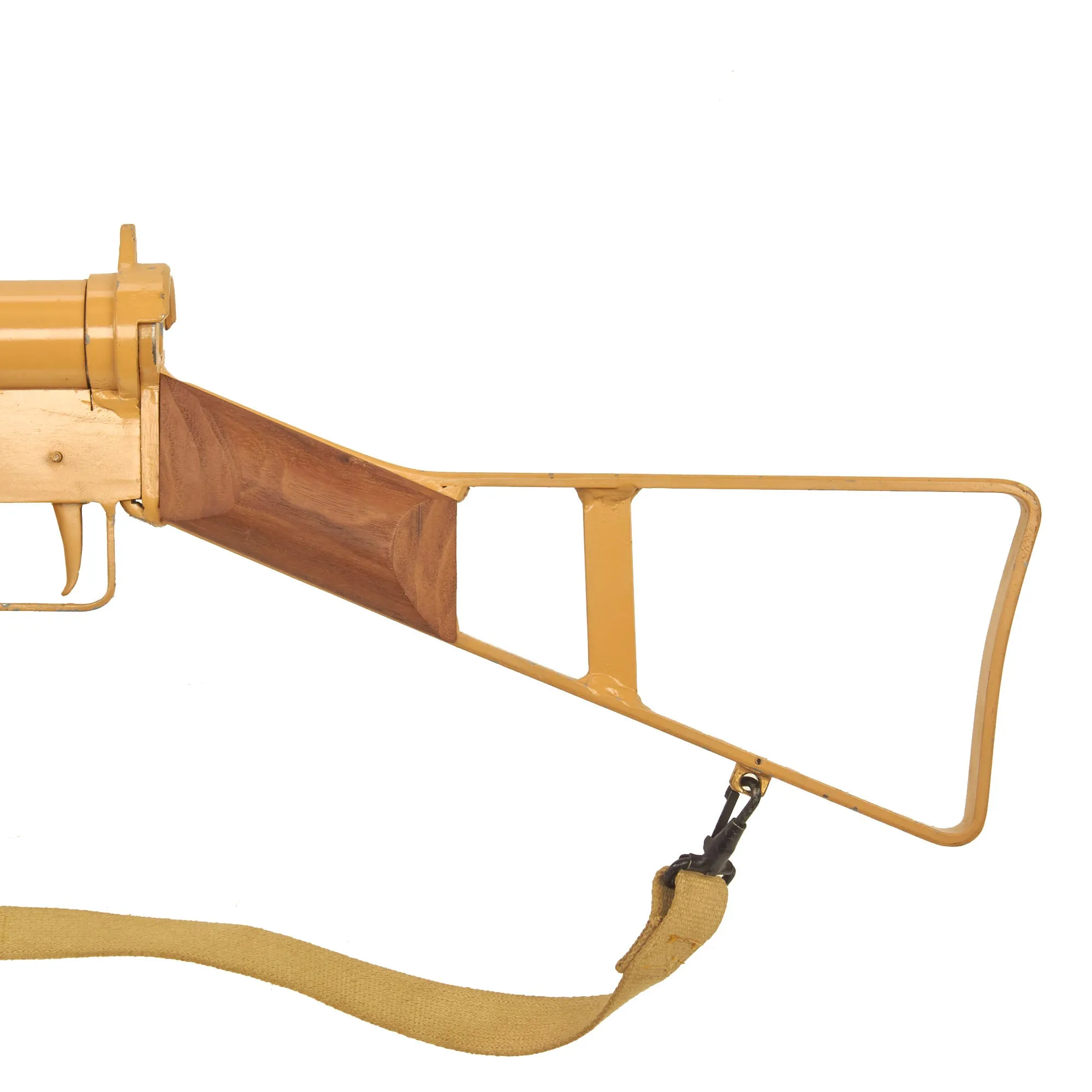 Original British WWII First Model Sten MkI Dummy Gun with Magazine - Fabricated from Original and New-Made Parts