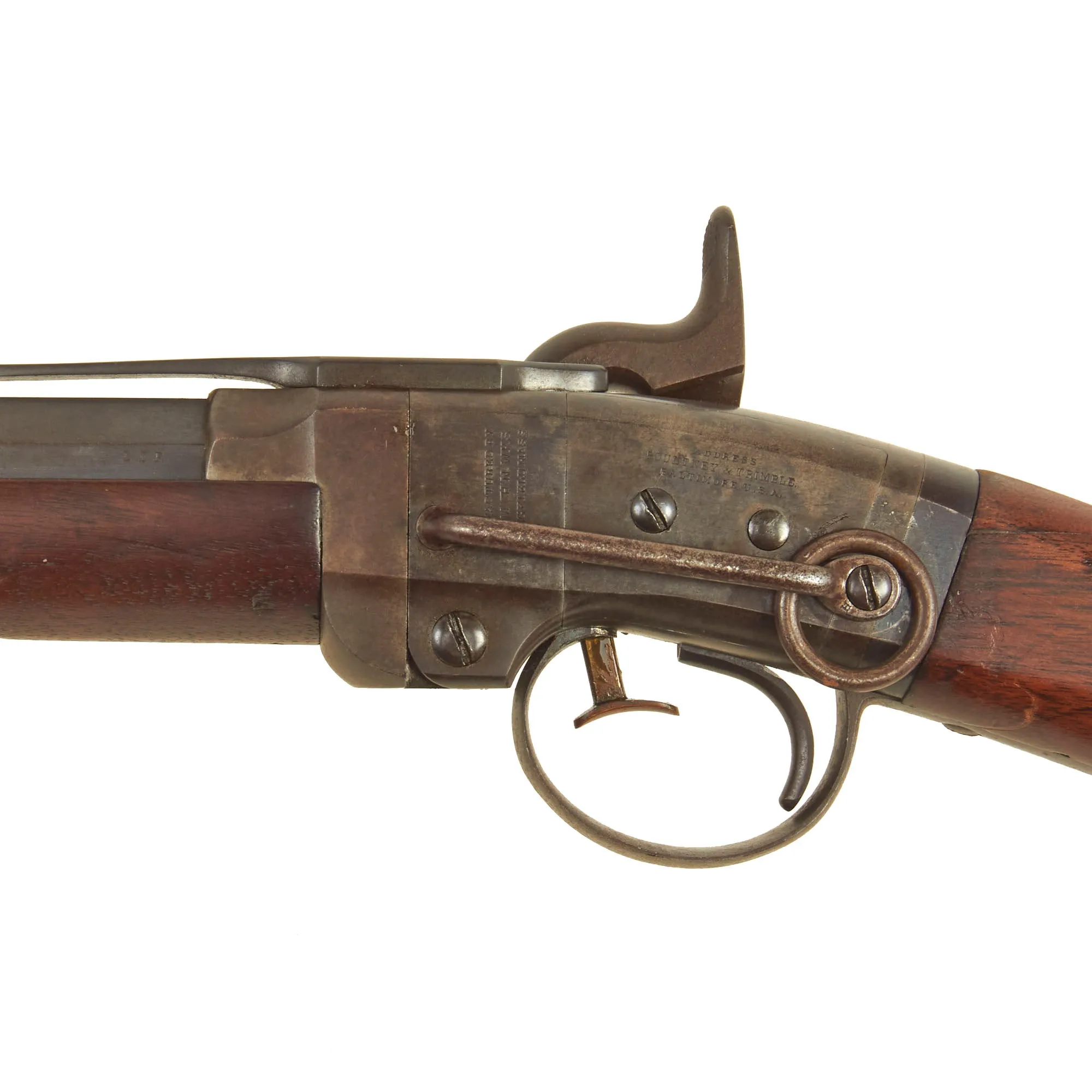 Original Excellent U.S. Civil War Smith Patent Saddle Ring Carbine by American Machine Works - Serial 3576