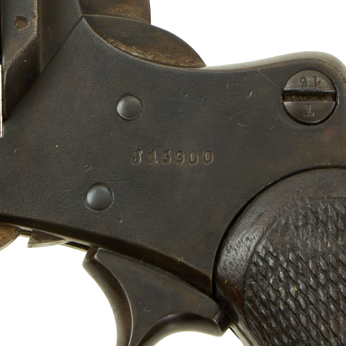 Original French MAS Modèle 1873 11mm Revolver Dated 1884 - Serial Number J15900