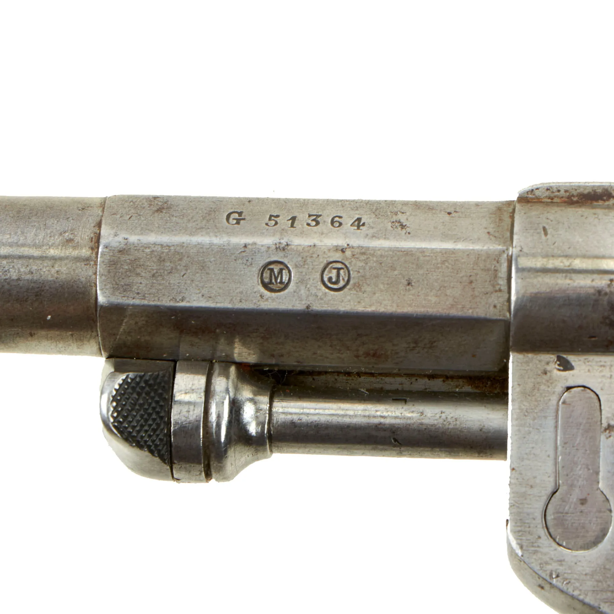 Original French MAS Modèle 1873 Chamelot-Delvigne 11mm Revolver Dated 1877 - Matching Serial G 51364