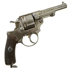 Original French MAS Modèle 1873 Chamelot-Delvigne 11mm Revolver Dated 1877 - Matching Serial G 51364