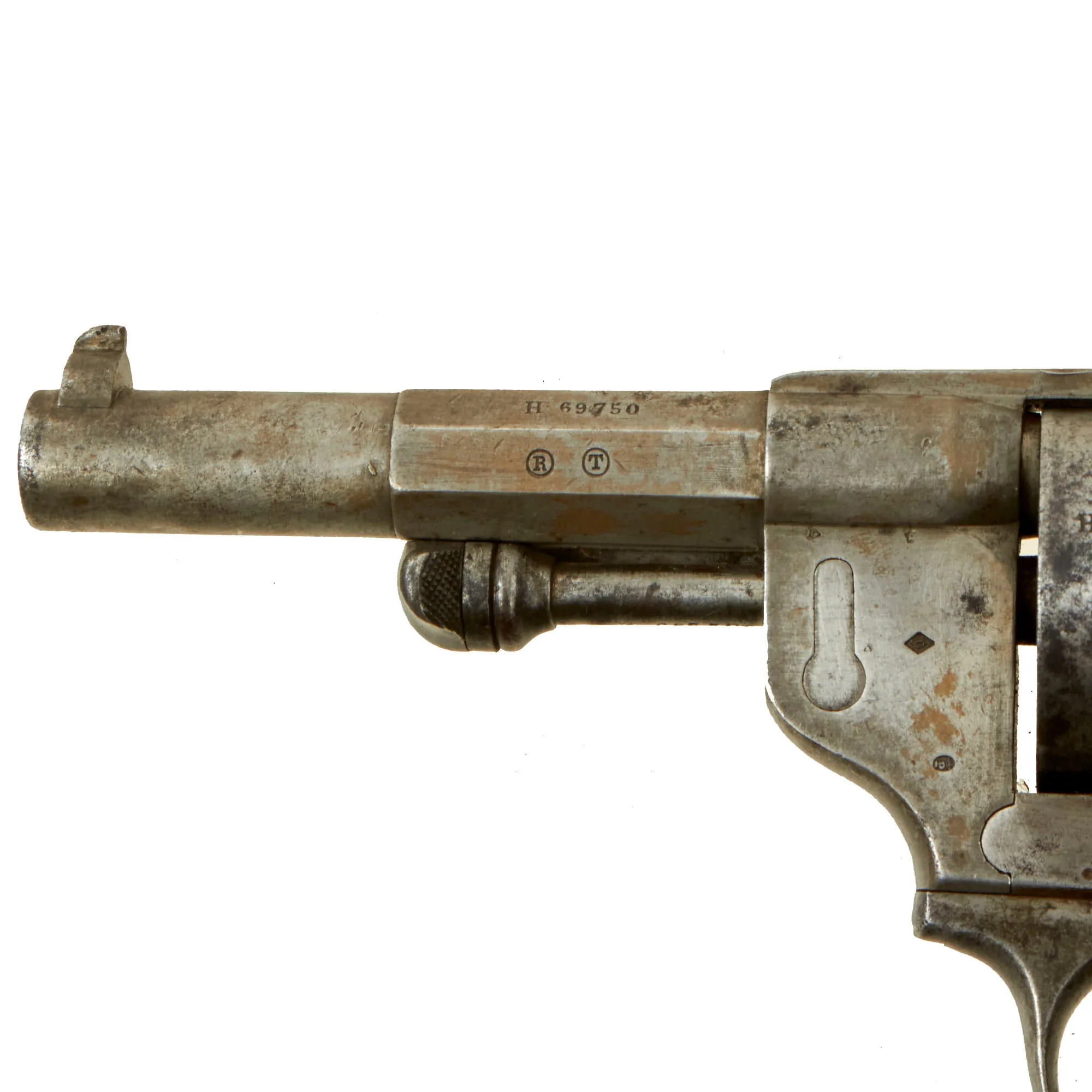 Original French MAS Modèle 1873 Chamelot-Delvigne 11mm Revolver Dated 1882 - Matching Serial H 69750