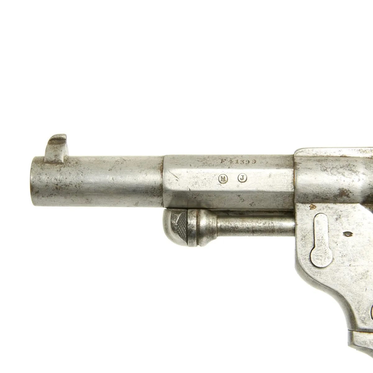 Original French Model MAS 1873 11mm Revolver Dated 1875 with Lanyard Toggle - Serial Number F41399