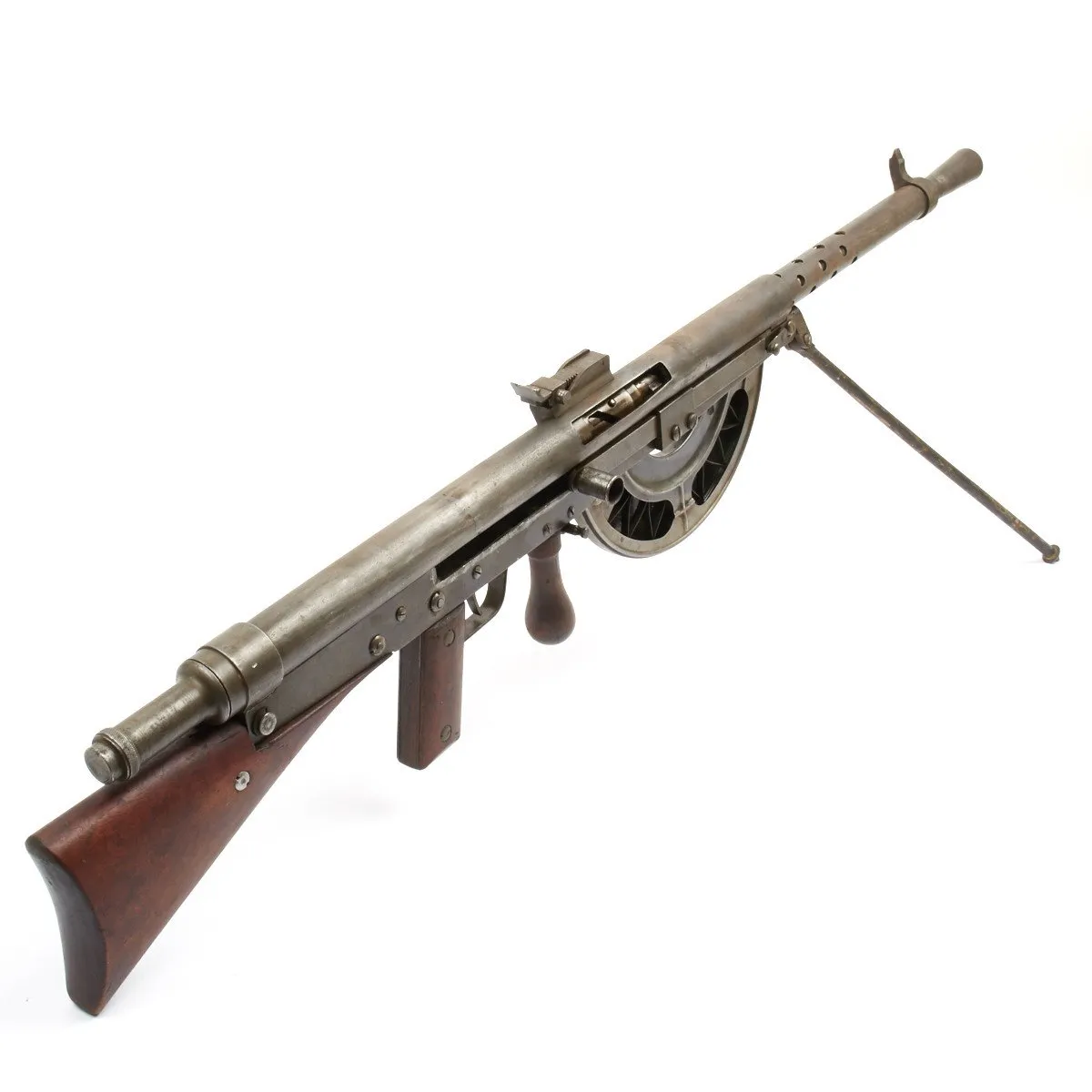 Original French WWI Fusil-Mitrailleur Modele 1915 CSRG Chauchat Display Light Machine Gun with Acessories