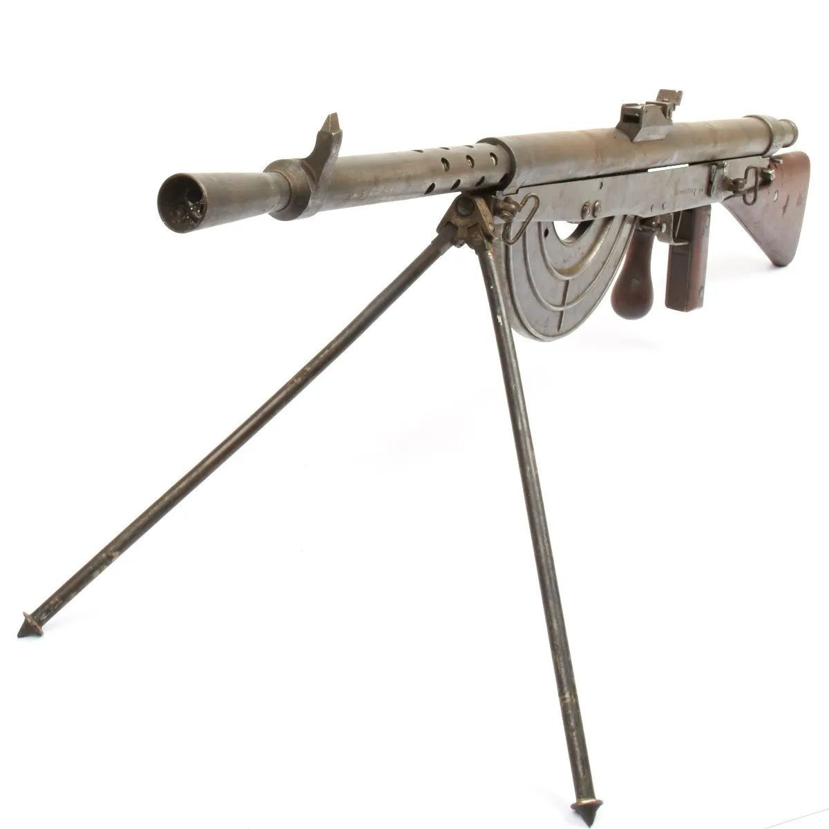 Original French WWI Fusil-Mitrailleur Modele 1915 CSRG Chauchat Display Light Machine Gun with Acessories