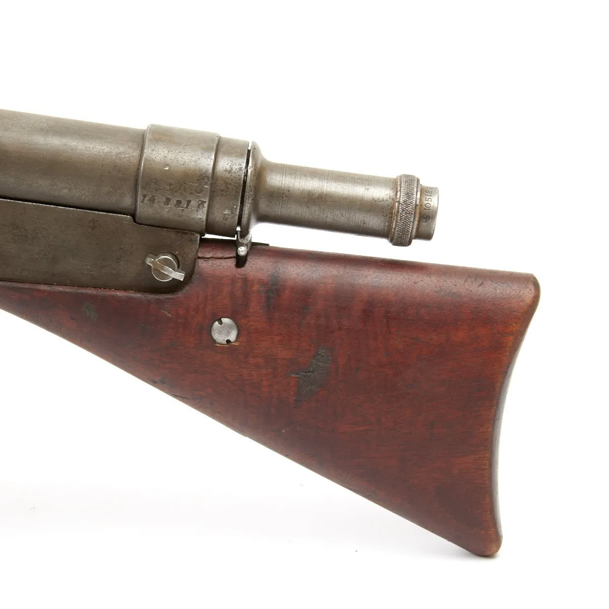 Original French WWI Fusil-Mitrailleur Modele 1915 CSRG Chauchat Display Light Machine Gun with Acessories