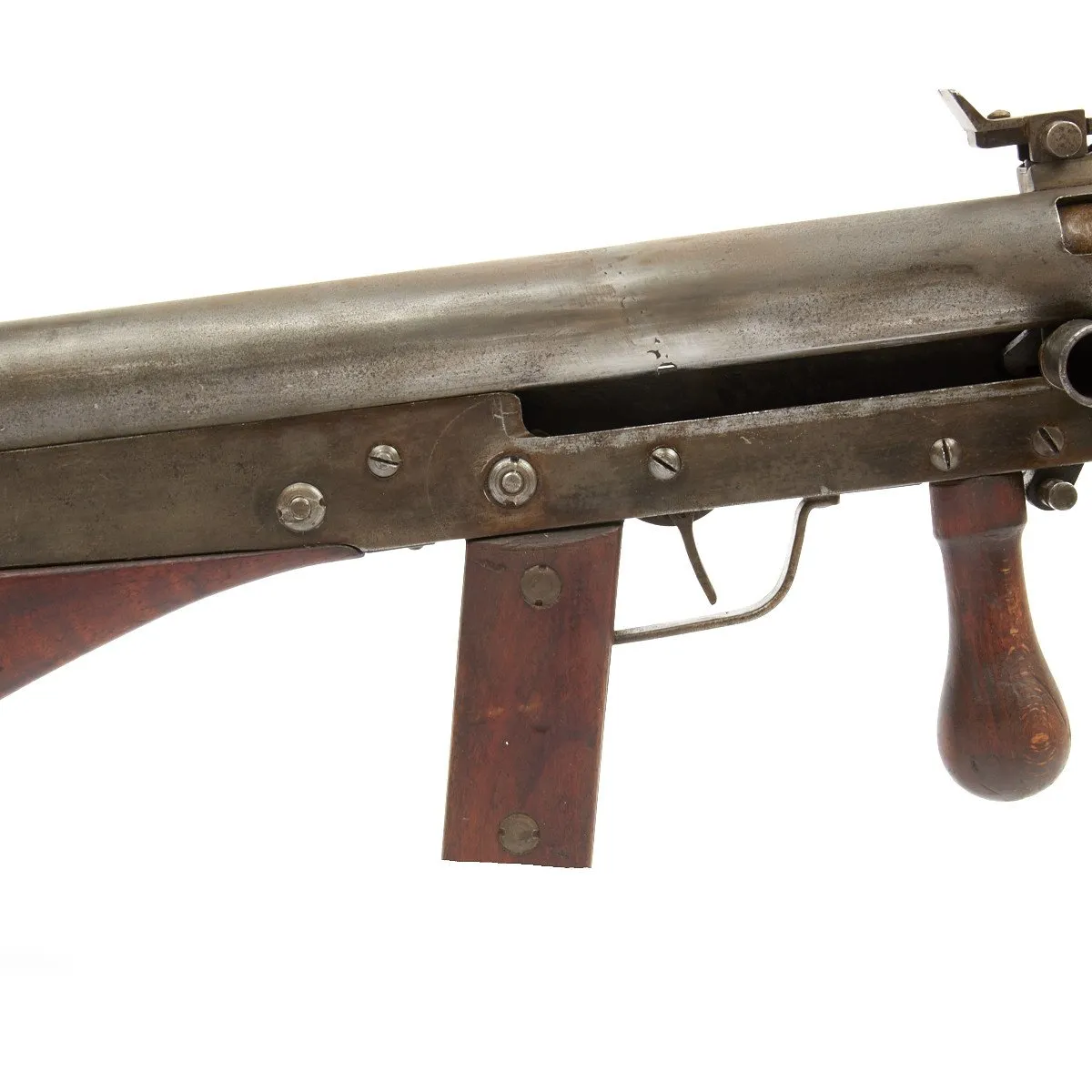 Original French WWI Fusil-Mitrailleur Modele 1915 CSRG Chauchat Display Light Machine Gun with Acessories