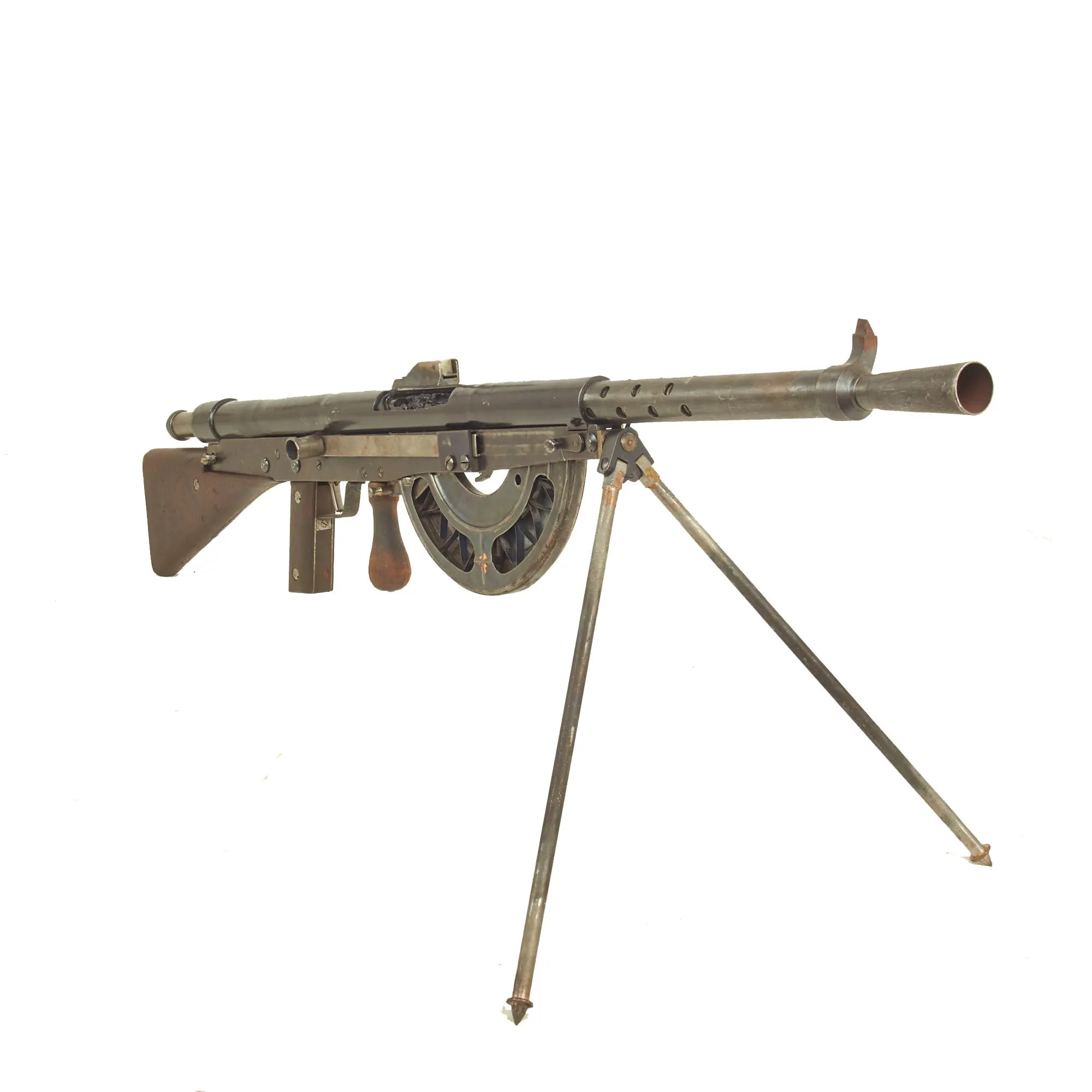 Original French WWI Fusil-Mitrailleur Modèle 1915 CSRG Chauchat Display LMG with Magazine - Matching Serial No. 148169