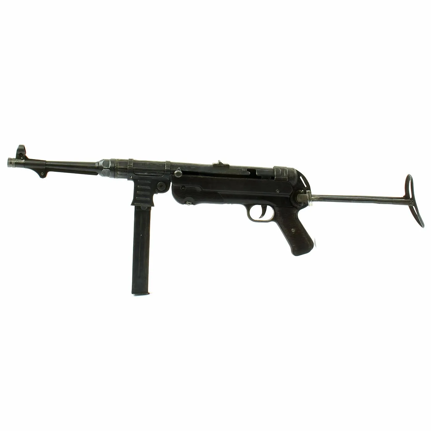 Original German WWII 1941 Dated MP 40 Display Gun by Steyr with Internals and Magazine - Maschinenpistole 40