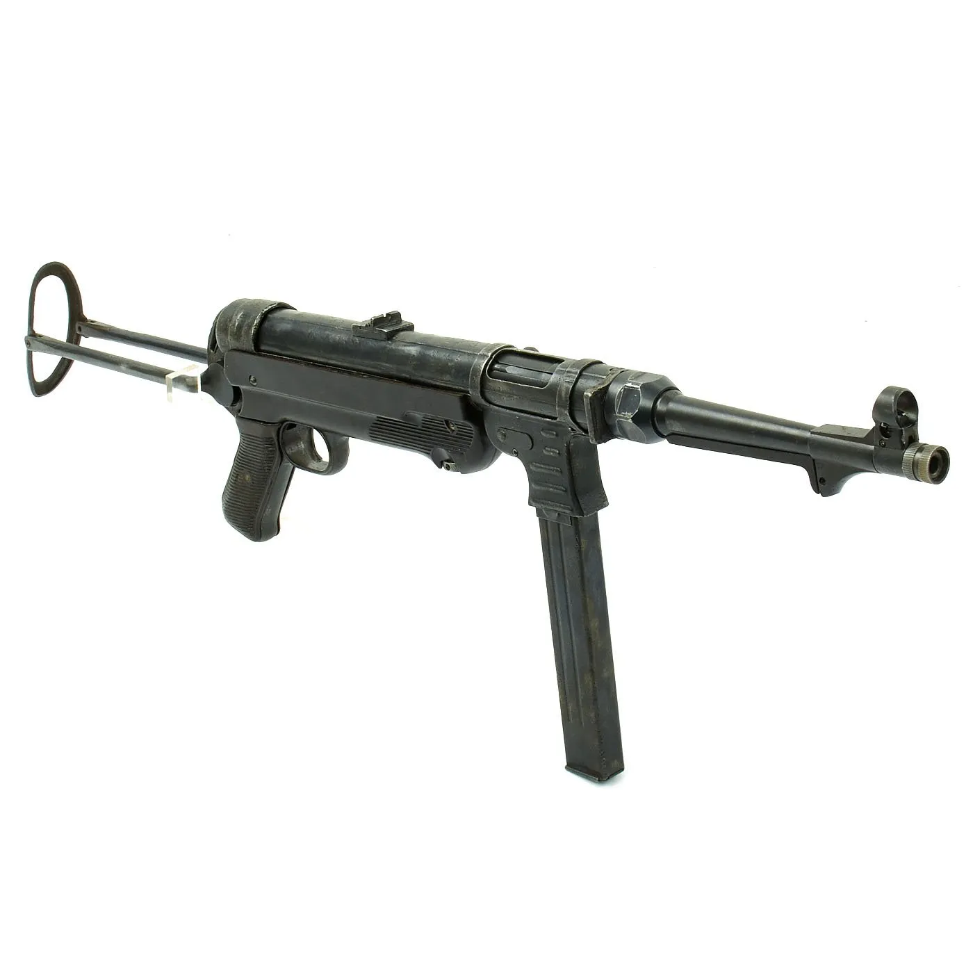 Original German WWII 1941 Dated MP 40 Display Gun by Steyr with Internals and Magazine - Maschinenpistole 40