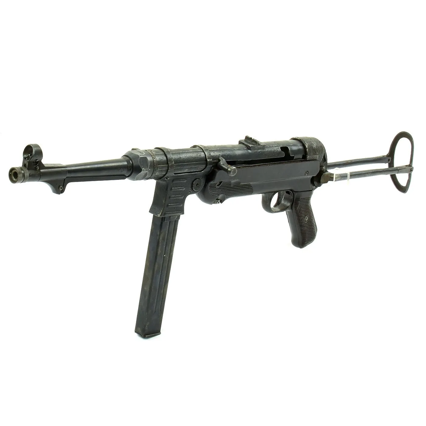 Original German WWII 1941 Dated MP 40 Display Gun by Steyr with Internals and Magazine - Maschinenpistole 40