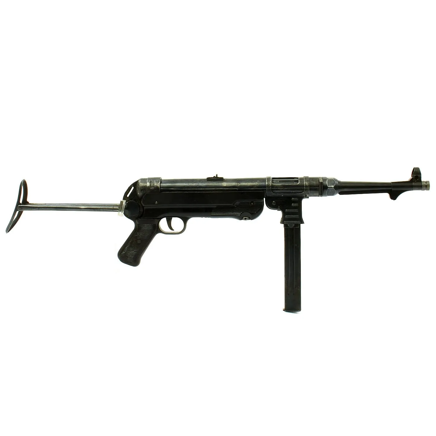 Original German WWII 1941 Dated MP 40 Display Gun by Steyr with Internals and Magazine - Maschinenpistole 40