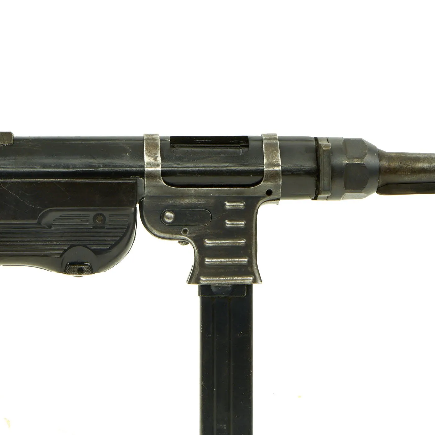 Original German WWII 1942 dated MP 40 Display Gun by Steyr with Live Barrel & Magazine - Matching Serial 4759c