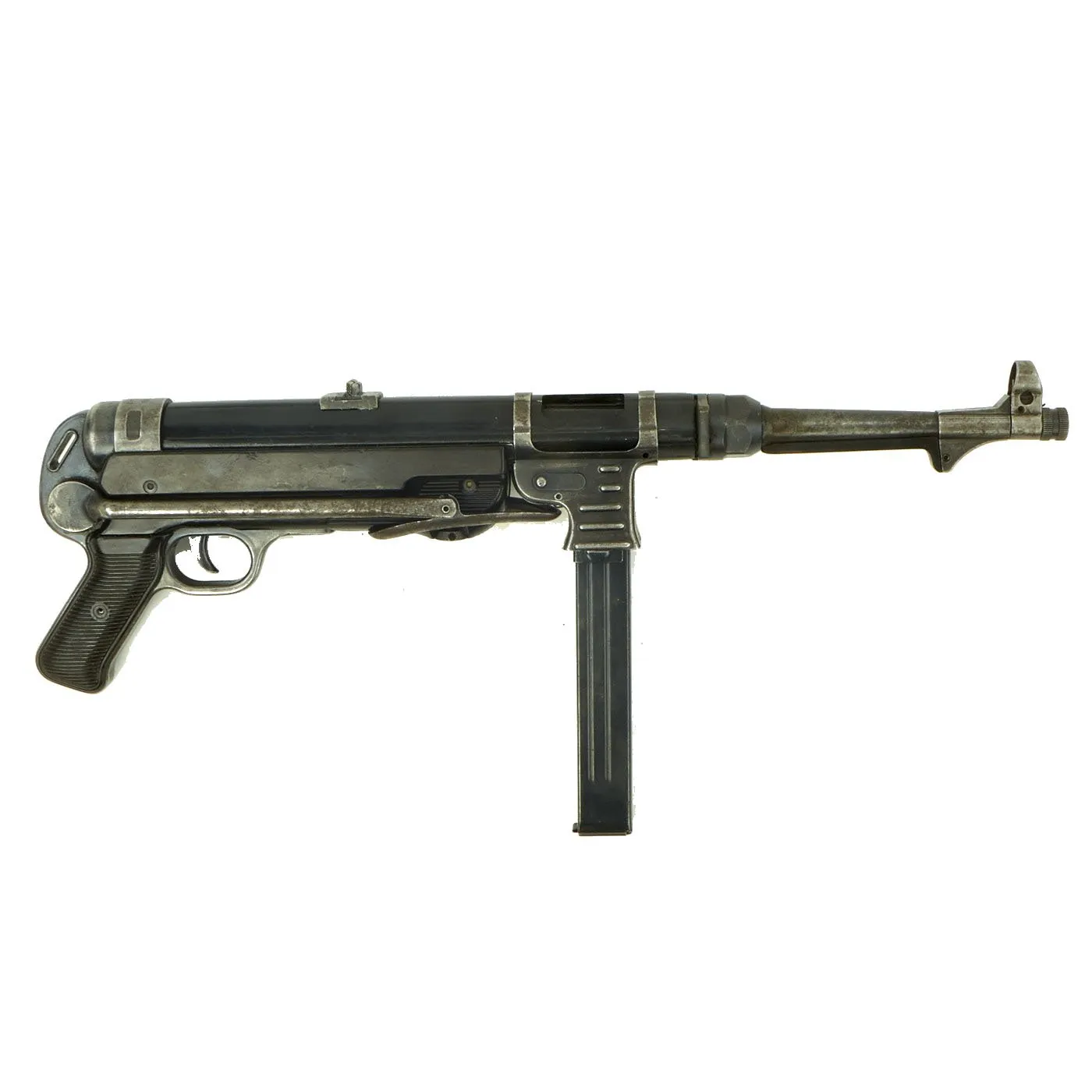 Original German WWII 1942 dated MP 40 Display Gun by Steyr with Live Barrel & Magazine - Matching Serial 4759c