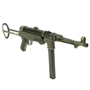 Original German WWII 1942 dated MP 40 Display Gun by Steyr with Live Barrel & Magazine - Matching Serial 4759c