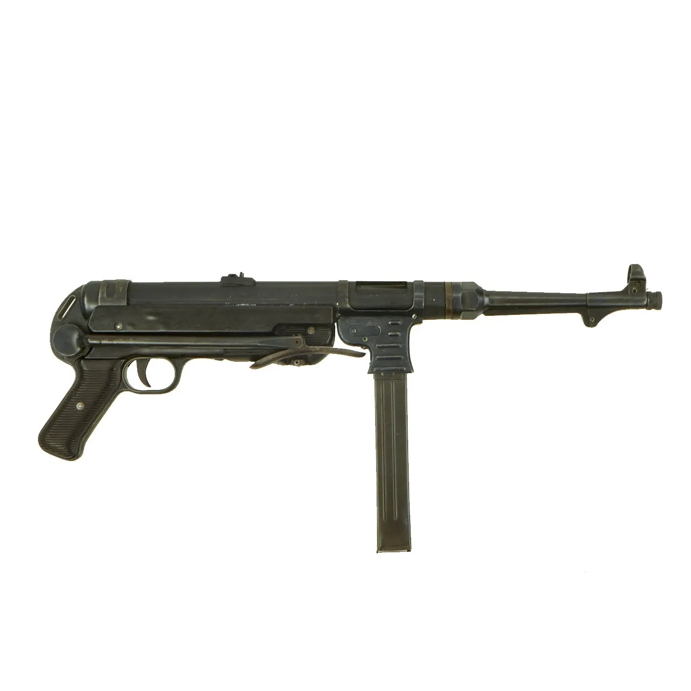 Original German WWII 1942 dated MP 40 Display Gun by Steyr with Live Barrel & Magazine - Serial 2293 l