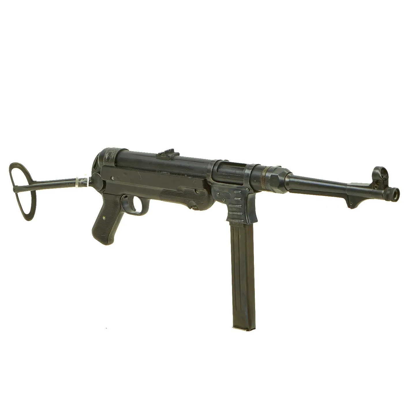 Original German WWII 1942 dated MP 40 Display Gun by Steyr with Live Barrel & Magazine - Serial 2293 l