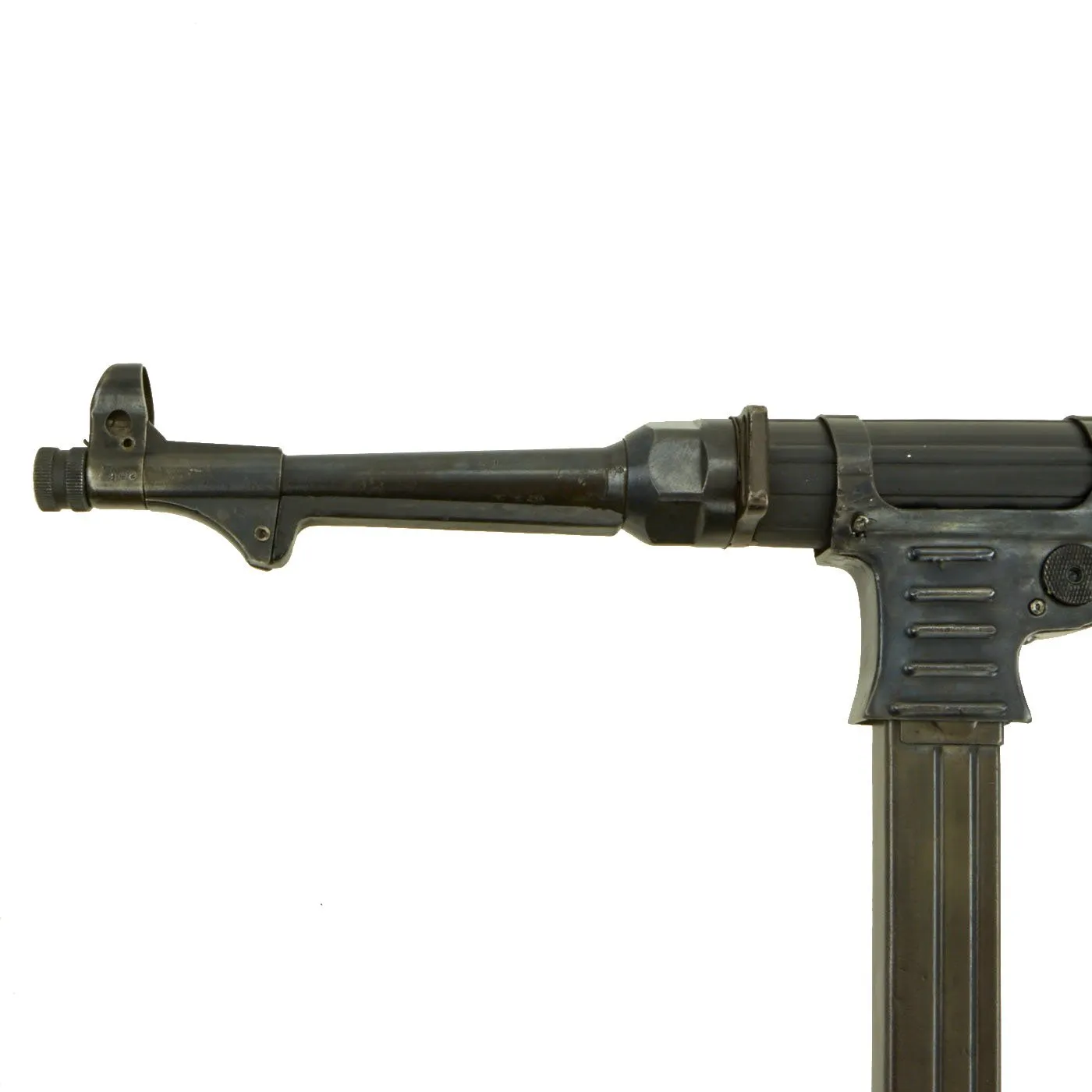 Original German WWII 1942 dated MP 40 Display Gun by Steyr with Live Barrel & Magazine - Serial 2293 l