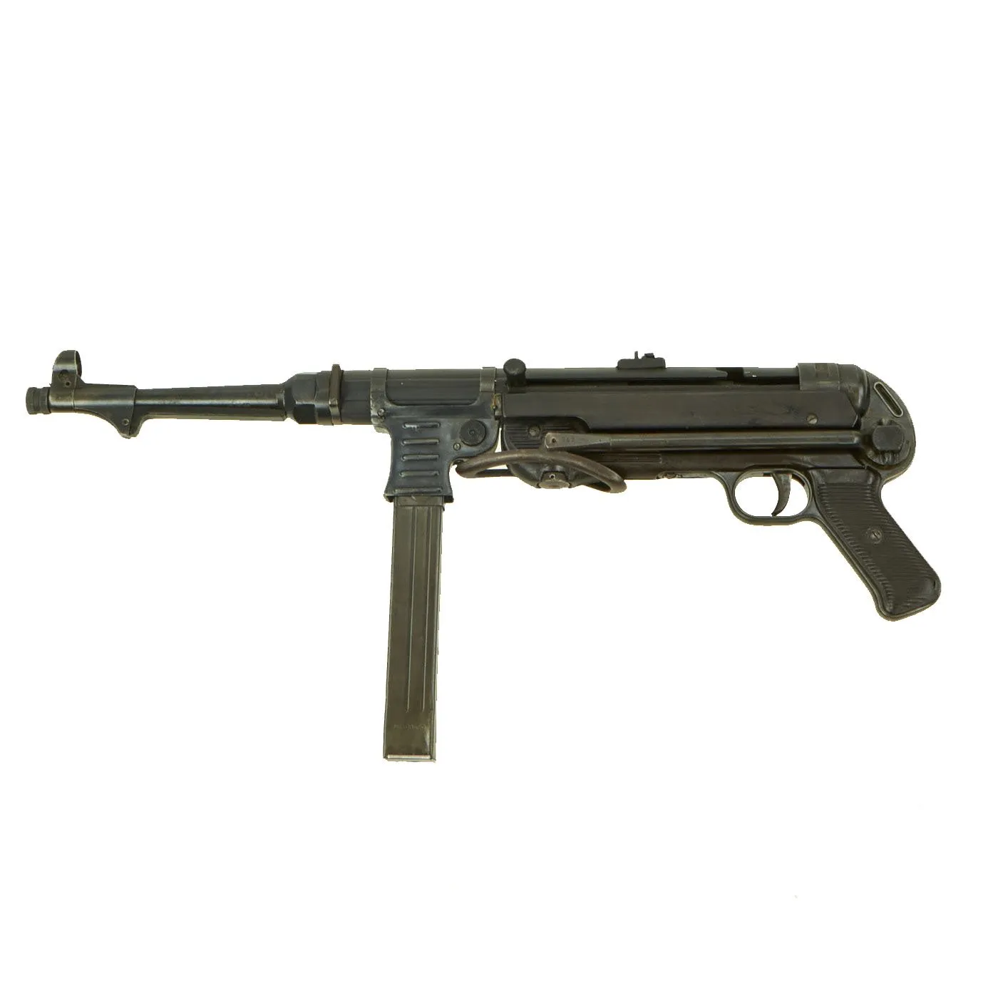 Original German WWII 1942 dated MP 40 Display Gun by Steyr with Live Barrel & Magazine - Serial 2293 l