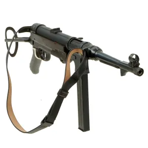 Original German WWII 1942 dated MP 40 Display Gun by Steyr with Live Barrel & Magazine - Serial 3090 c