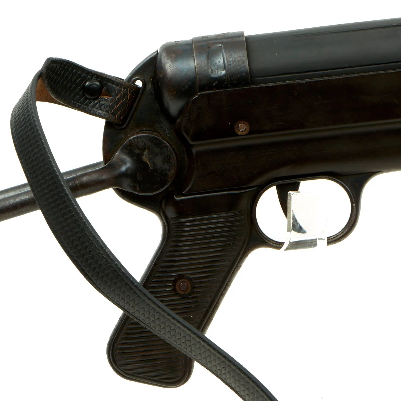 Original German WWII 1942 dated MP 40 Display Gun by Steyr with Live Barrel & Magazine - Serial 3090 c