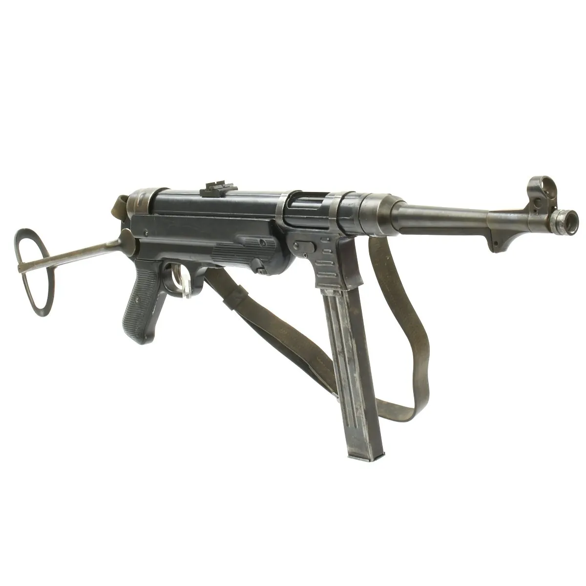 Original German WWII 1942 Dated MP 40 Display Gun by Steyr with Original Sling - Maschinenpistole 40