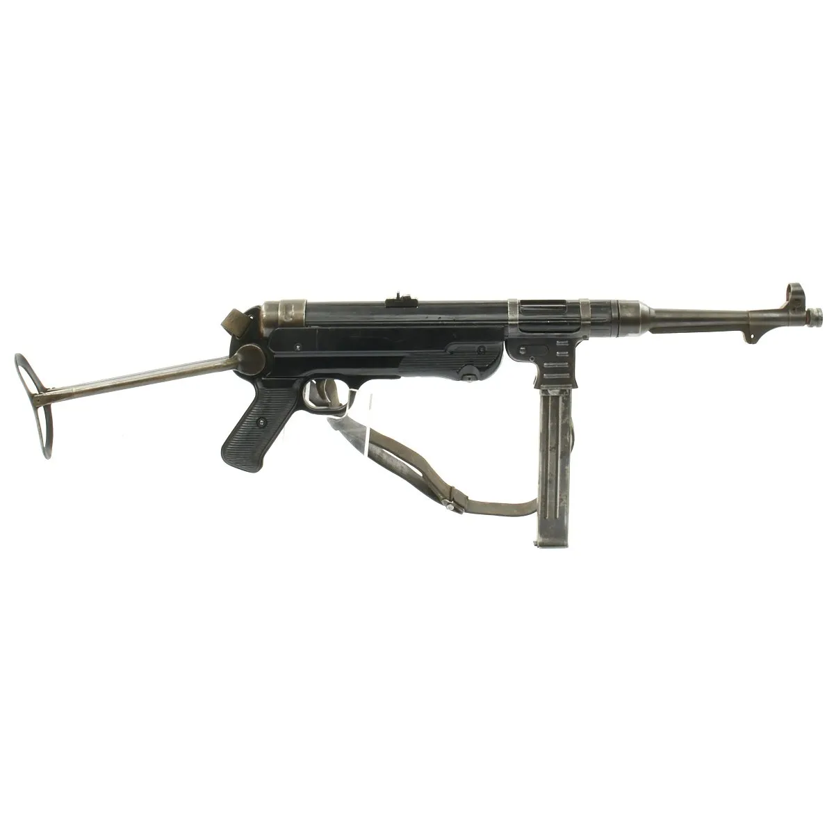 Original German WWII 1942 Dated MP 40 Display Gun by Steyr with Original Sling - Maschinenpistole 40