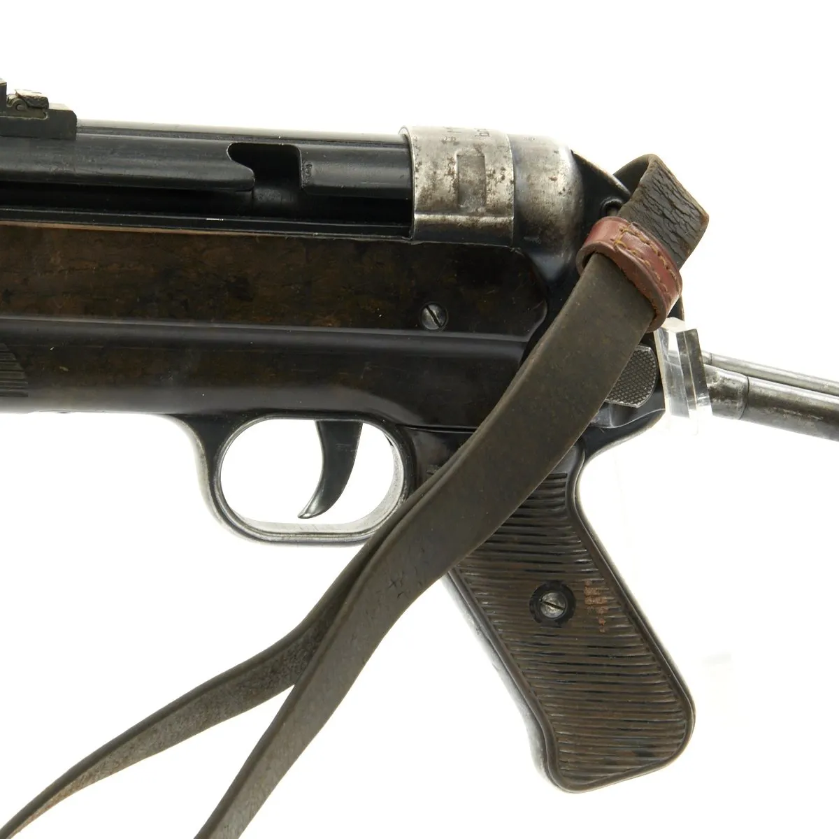 Original German WWII 1942 Dated MP 40 Matching Number Display Gun by Steyr with Original Sling - Maschinenpistole 40