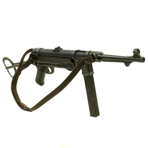 Original German WWII 1943 Dated MP 40 Display Gun by ERMA with Original Sling - Maschinenpistole 40