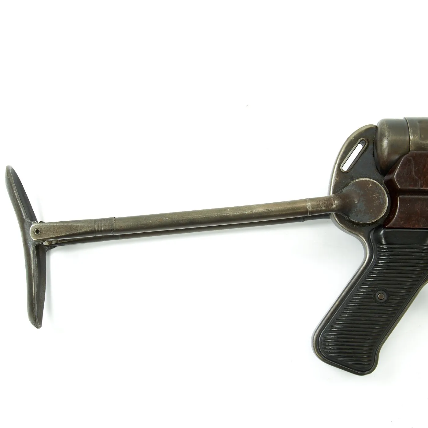 Original German WWII 1943 Dated MP 40 Display Gun by Steyr with Live Barrel - Maschinenpistole 40