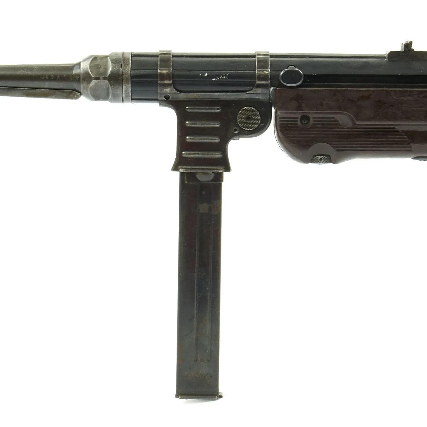 Original German WWII 1943 Dated MP 40 Display Gun by Steyr with Magazine - Maschinenpistole 40