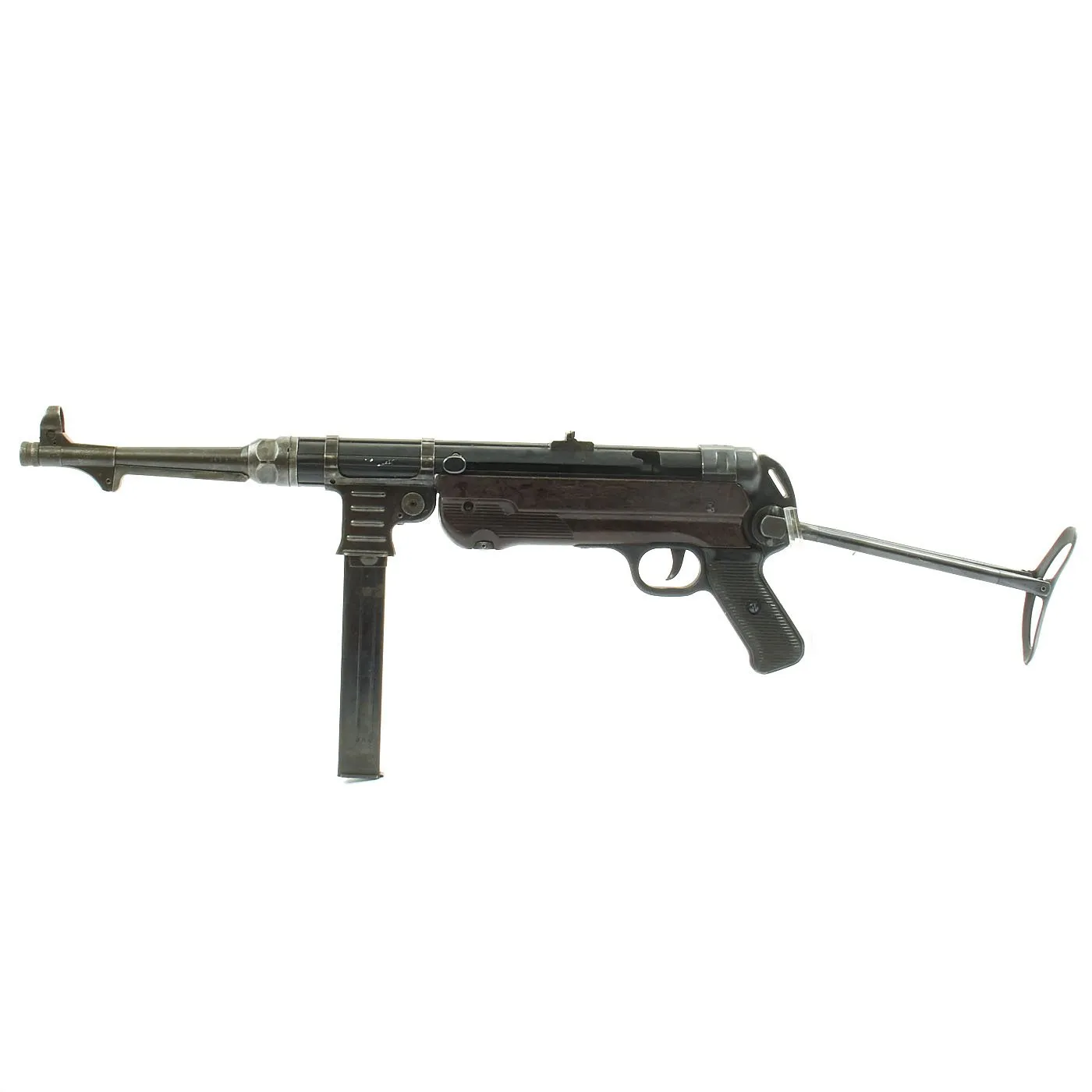 Original German WWII 1943 Dated MP 40 Display Gun by Steyr with Magazine - Maschinenpistole 40