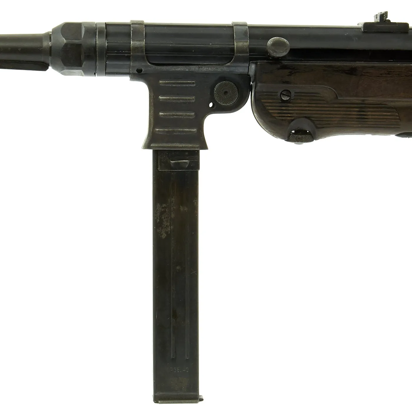 Original German WWII 1943 MP 40 Display Gun by Steyr with Live Barrel - Maschinenpistole 40