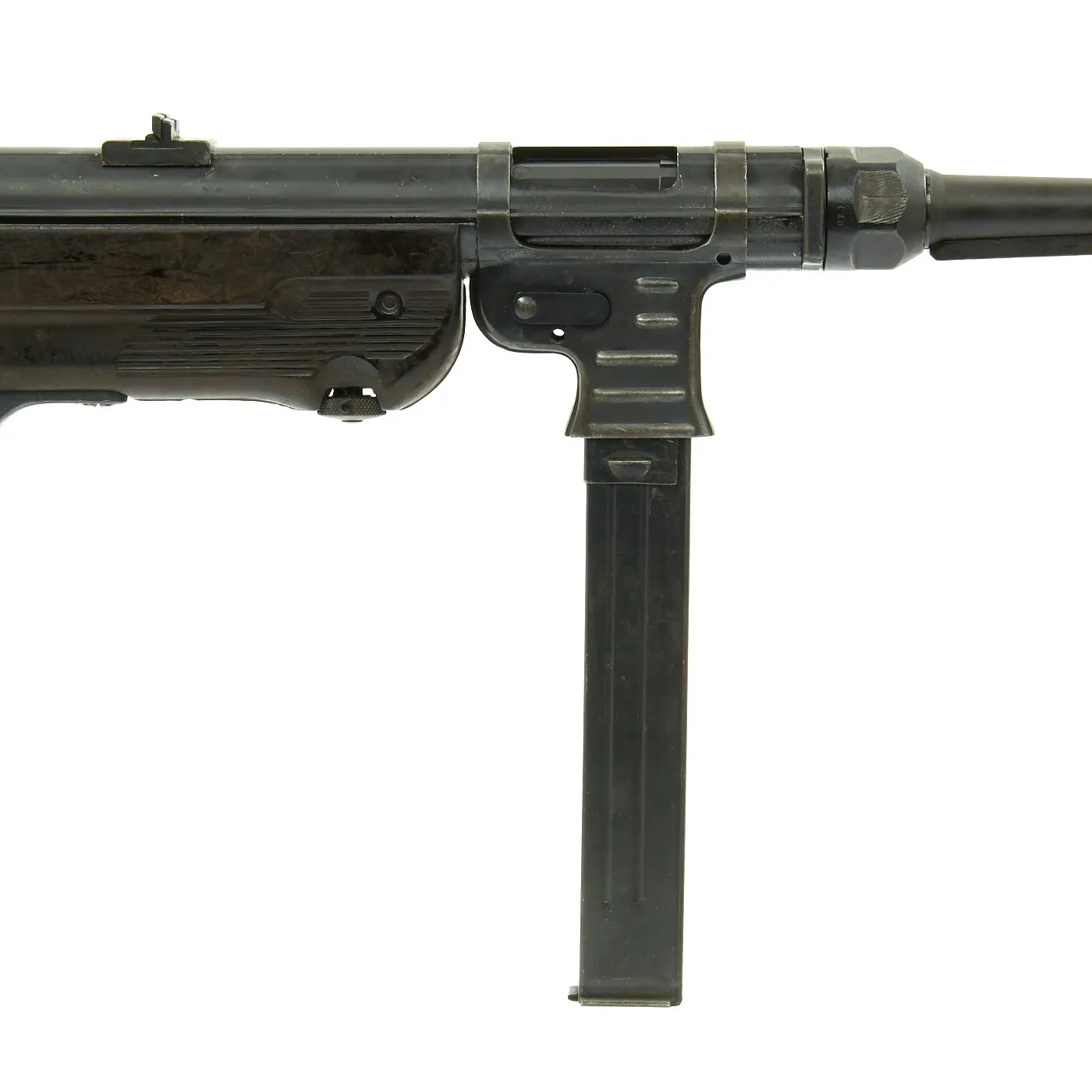 Original German WWII 1943 MP 40 Display Gun by Steyr with Live Barrel - Maschinenpistole 40