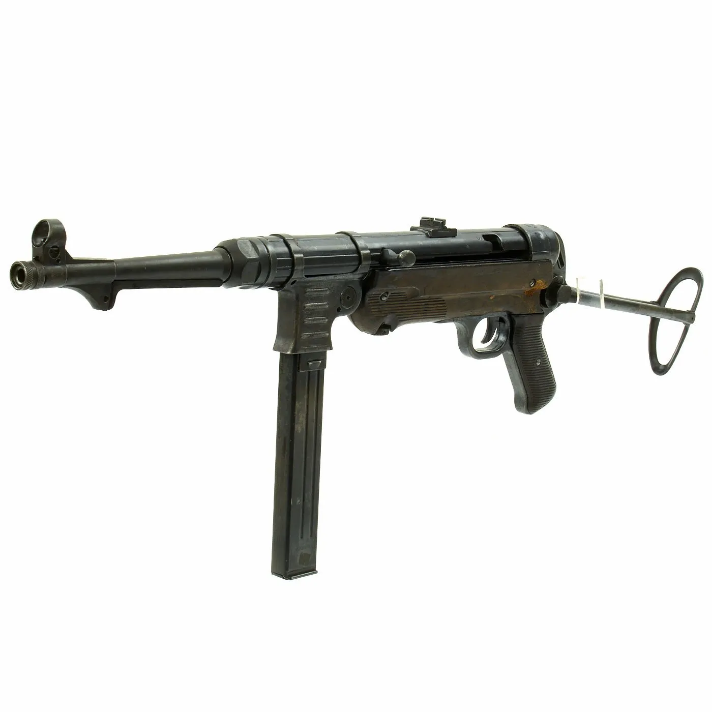 Original German WWII 1943 MP 40 Display Gun by Steyr with Live Barrel - Maschinenpistole 40